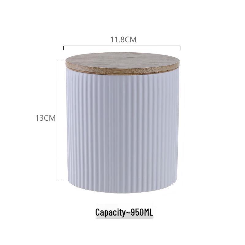 ZISIZ Ceramic Round Storage Jar