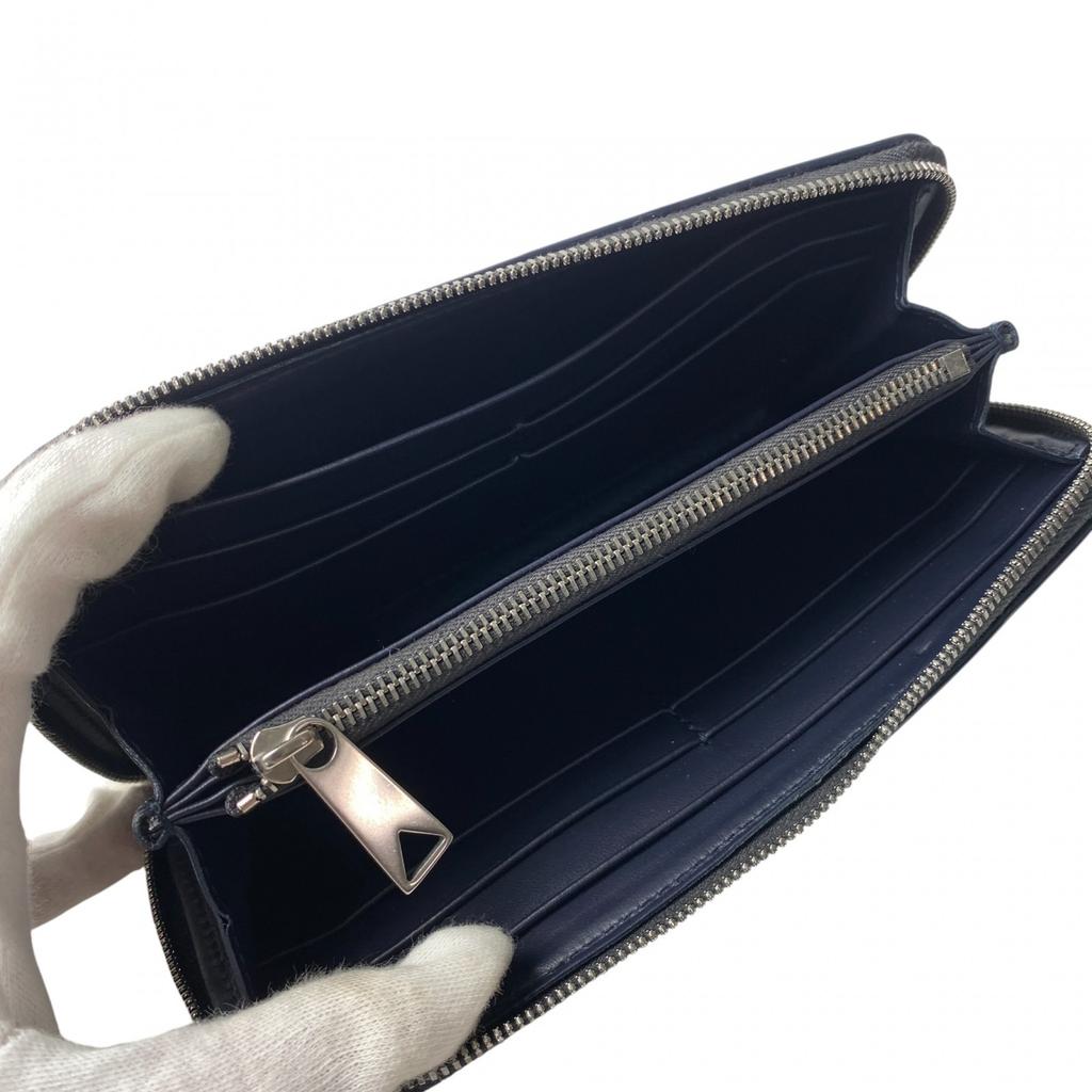 Used BOTTEGAVENETAPurse black/white leather mens