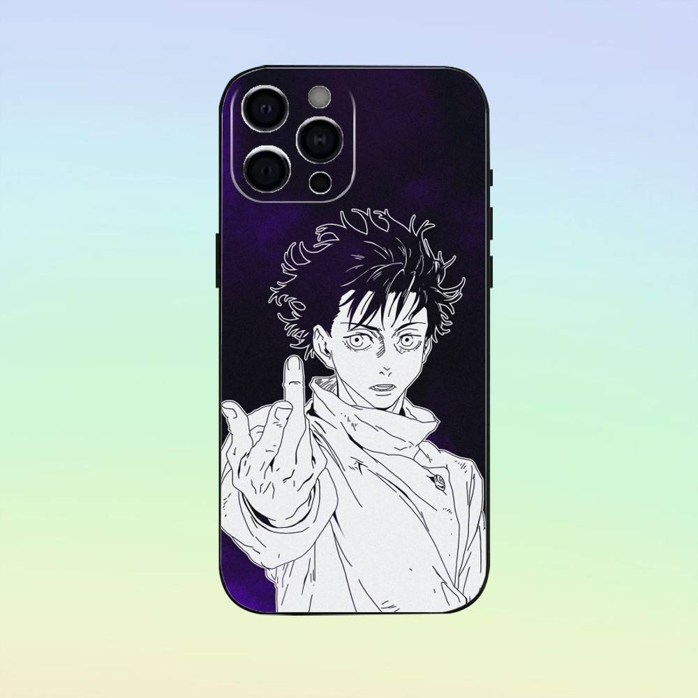 Okkotsu Yuta Jujutsu K-Kaisen Handyhülle Für iPhone 17,16,15,14,13,12,11 ,Weiche Silikon Schwarze Hülle