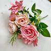Artificial Flower Spring 4 Flower Rose Chrysanthemum Combination Flower Rose Fake Flower Silk Flower Small Rose