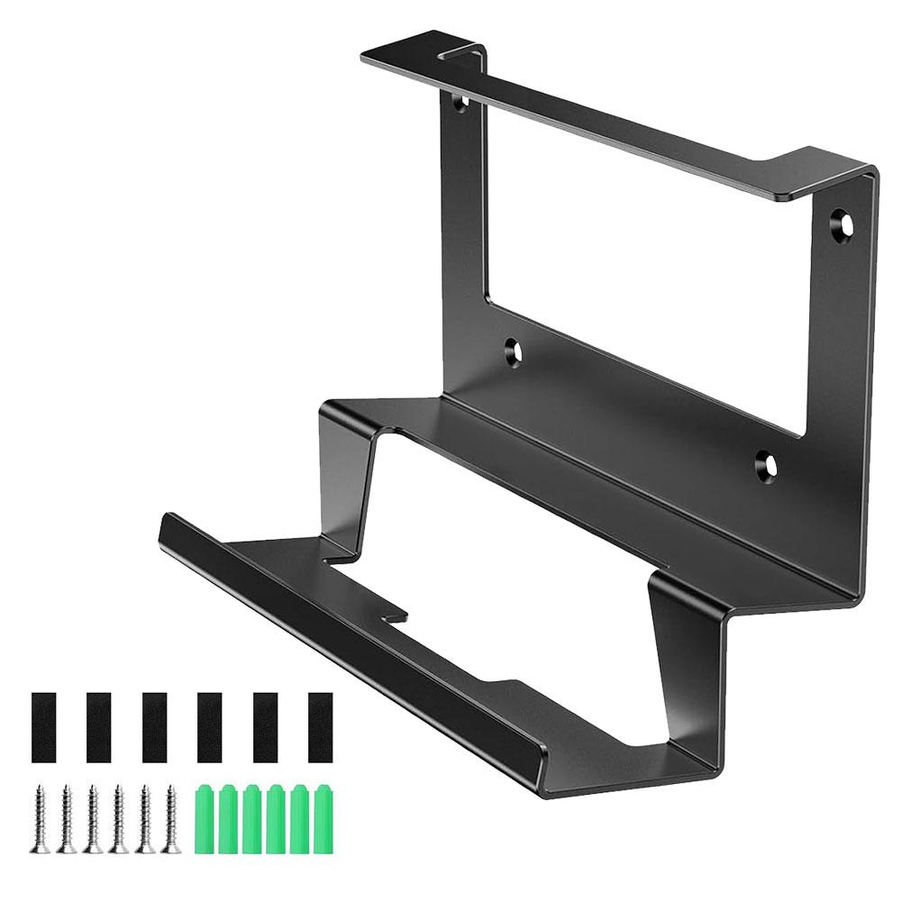 

Для роутера Starlink Gen 3 Крепление 2 в 1 Настенное крепление для роутера и держатель блока питания Стабильный настенный держатель для дома и офиса чёрный