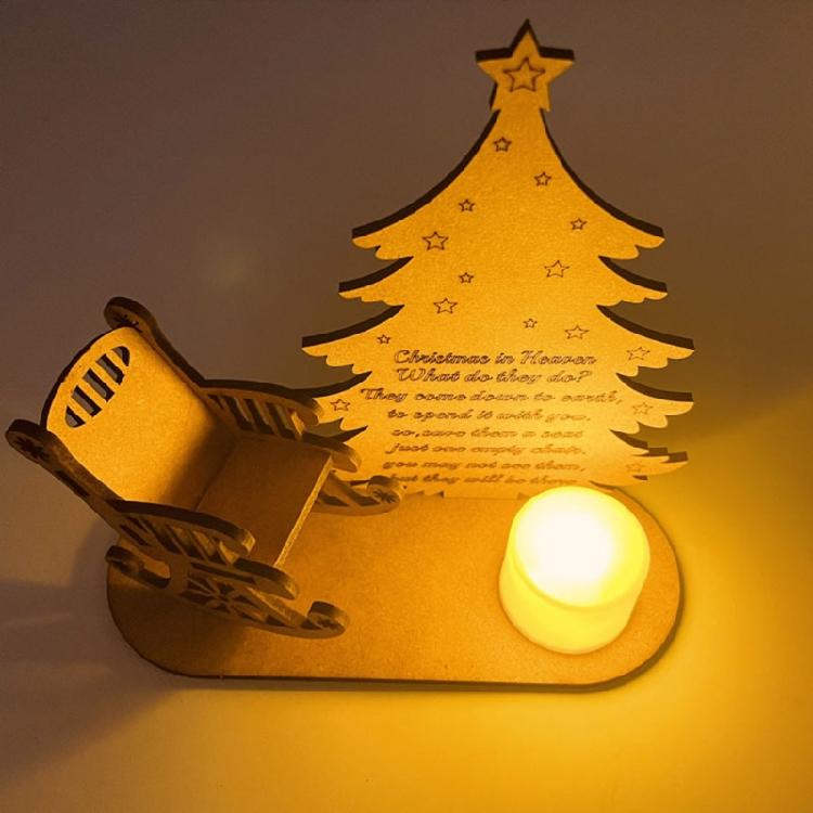 Christmas Wooden Ornament Father's Day Mother's Day Memorial Supplies