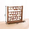 Jewelry Keychain Earrings Pendant Display Stand Solid Wood Trinket Hanger Hook Premium Sense Stall Store Counter