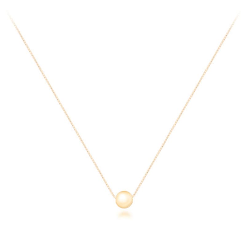 MILTON STELLE Simple Gold Ball 14K GOLD Necklace MSJ-N9042YGOO