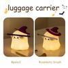 Cute Magician Night Light USB Rechargeable Bedside Nightlights Dimming For Children's Halloween Party Holiday Gifts Bedroom Deco