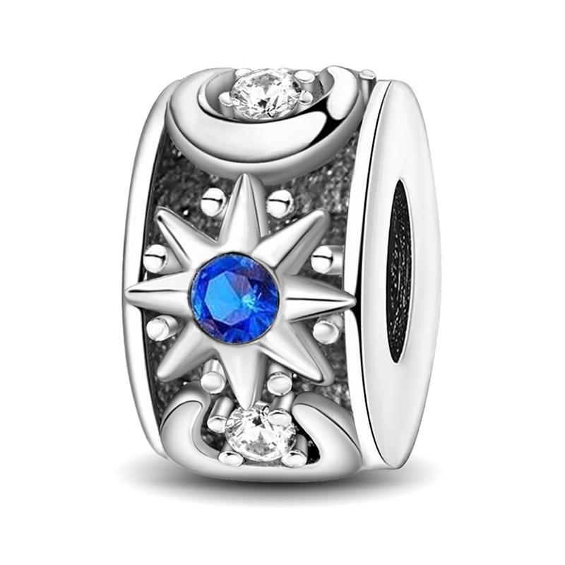 Copper Cute Butterfly Elephant Blue Series Charms Beads Fit Original Pan Bracelet Bangle High Quality Diy Jewelry