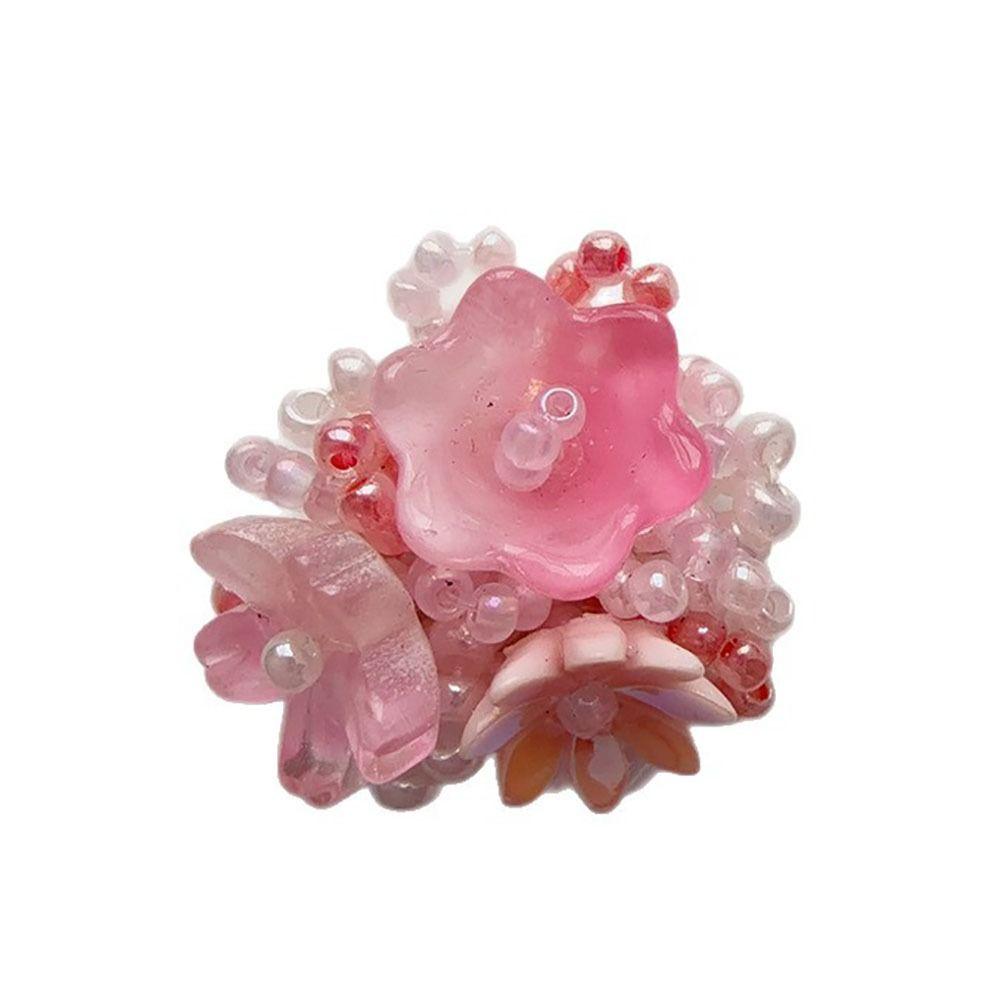 Non Slip Sturdy Flower Patches 3D Design Shoe Flower Decoration Beaded Applique Jewellery Making