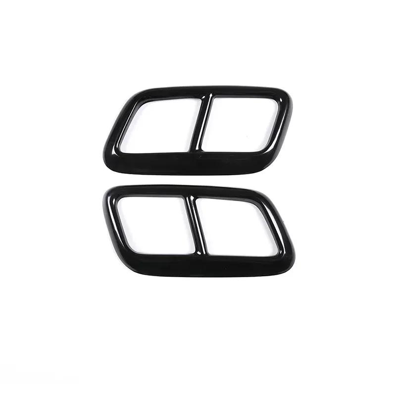For Range Rover Sport (L494)  Stainless Steel Black Car Exhaust Exhaust Tips Muffler Pipe Cover Trim Car Accessories