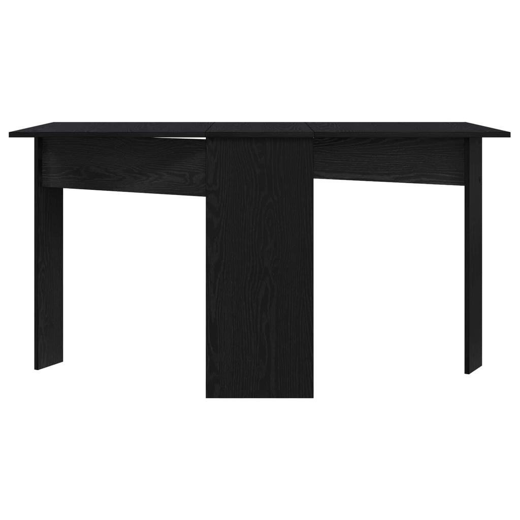 Dining Table 138 X 70 X 73.5 Cm Engineered Wood Black Oak