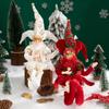 Kolorowe i urocze bożonarodzeniowe Elf wisiorek w kształcie lalki dekoracje na boże narodzenie wesołych świąt bożego narodzenia dekoracji domu Natal szczęśliwego nowego roku Navidad 2023 prezent