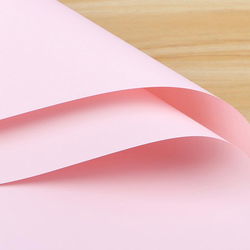 55x55cm Flower Wrapping Paper Foggy Waterproof Packing Festival Bouquet DIY Material Translucent Solid Color Decoration Paper