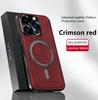 Retro Leather Magnetic Phone Case For iPhone 17 16 11 12 13 14 15 Pro Max Plus Business Camera Protection Shockproof Thin Cover