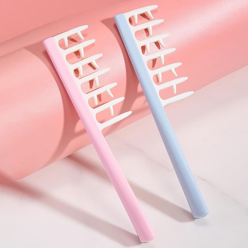 Hair Seam Comb Plastic Portable for Home,Salon,and Barber Shop Use Create Shaggy Hair Roots