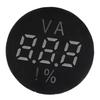 Round Battery Voltage Meter Lithium Lead-acid Tester Volt Gauge Voltage Gauge Meter for Most Batteries