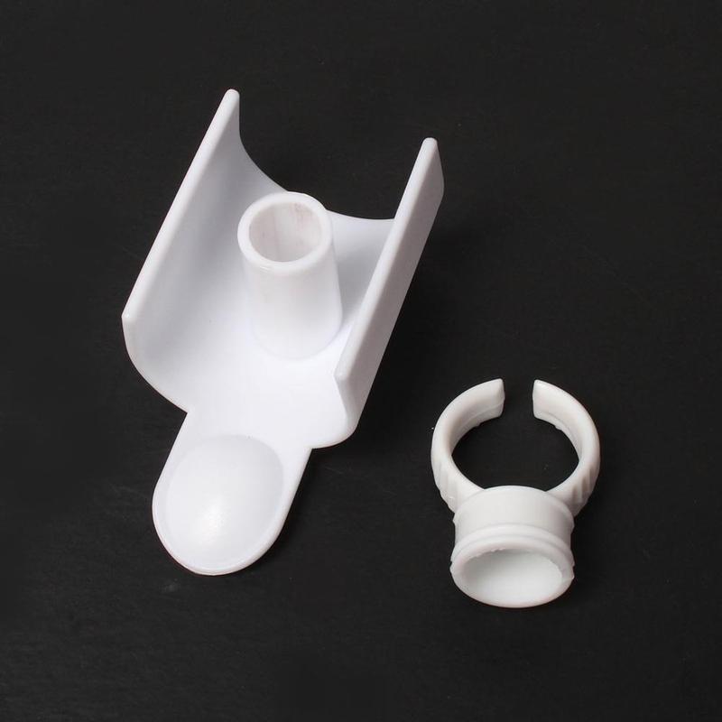 Wonder Lash Signature Eye lash Extension Glue Ring with Eyelash Pallet Set White