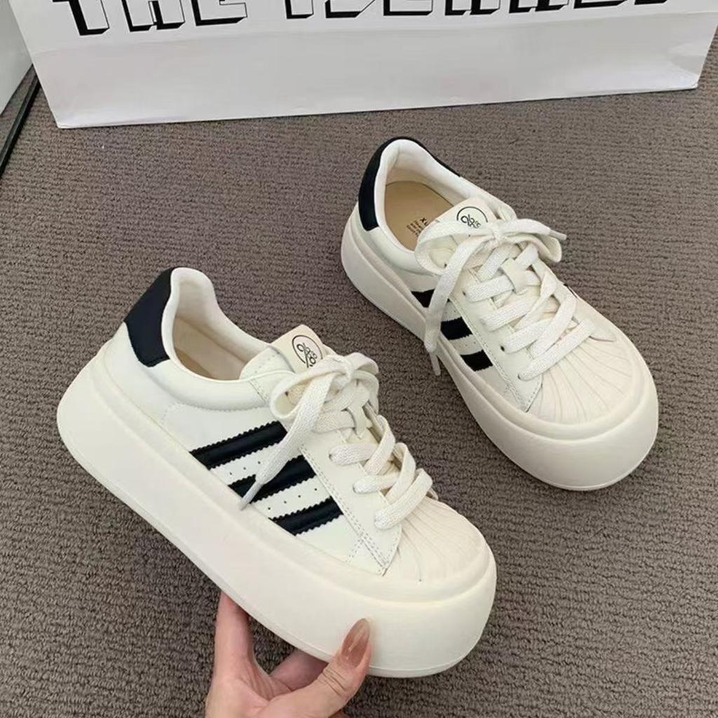 Zhao Ruth big head doll shoes spring platform lace-up bread shoes leisure sports high street board shoes