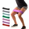 Custom Colorful Fitness Elastic Belt Circle Resistance Hip Trainer Bands