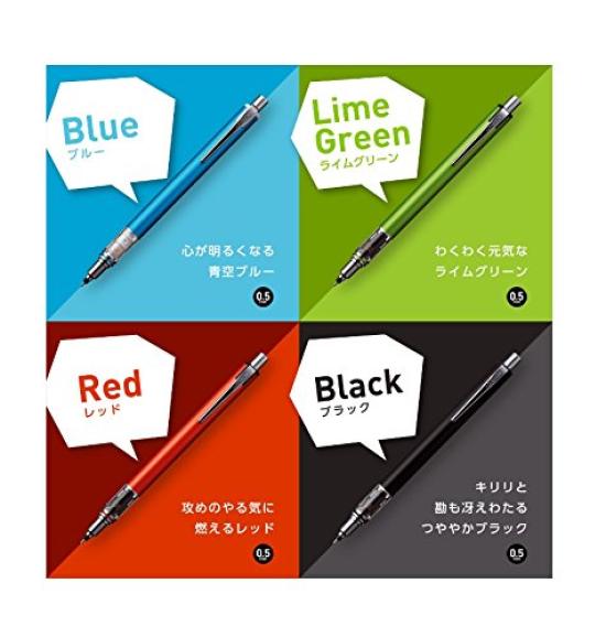 Mitsubishi Pencil Kurutoga Advance Mechanical Set of 2 Pencil, 0.3mm, Navy, M35591P.9,