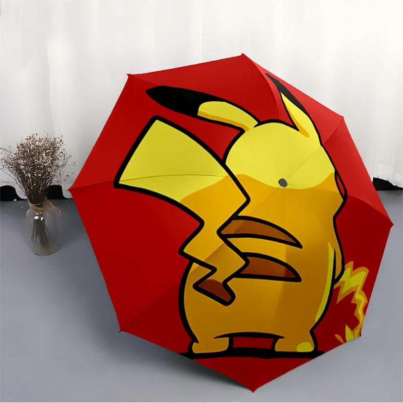 1 szt. Elektryczny Automatycznie Otwierany/Zamykany Parasol Pikachu - Kompaktowy Parasol Podróżny, Idealny dla Kobiet i Mężczyzn - Idealny Prezent Urodzinowy/Świąteczny, 213