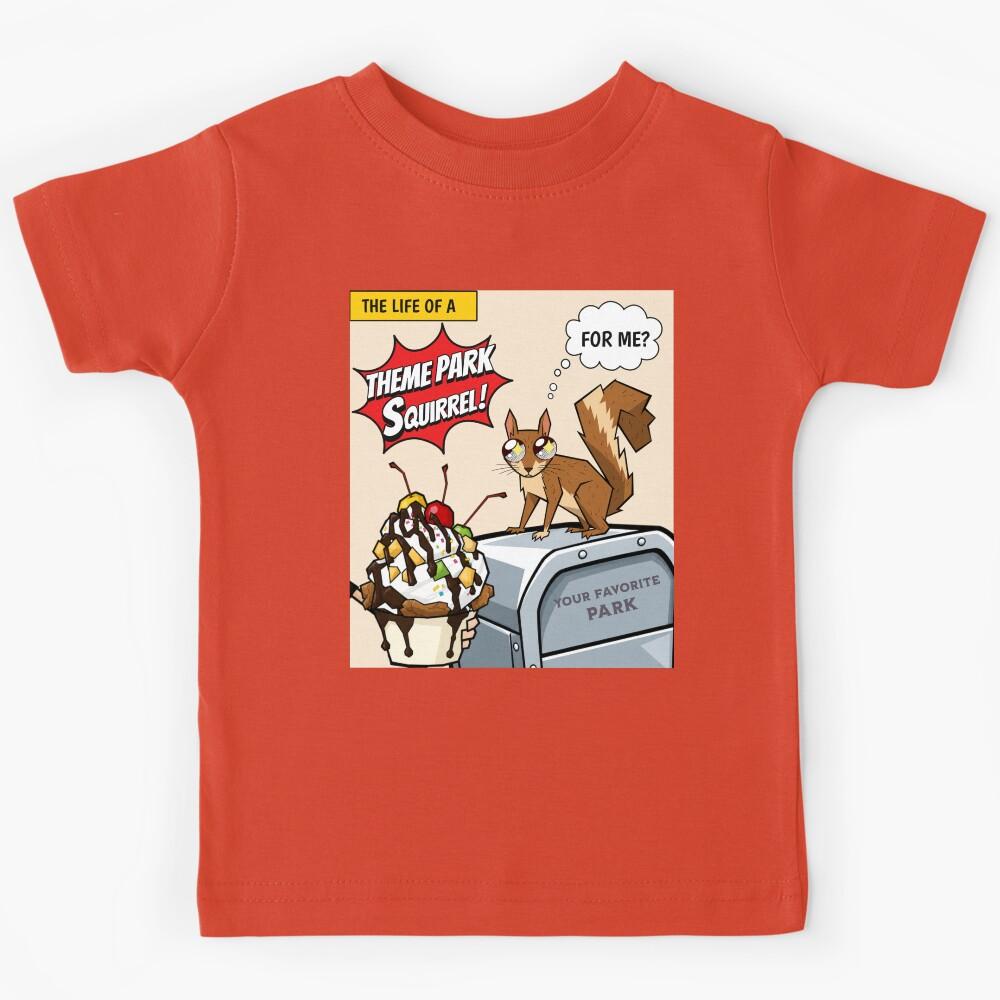 Theme Park Squirrel Kids T-Shirt 120