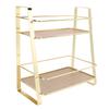 Countertop Shelf Minimalist Metal Space Saving Stable 2 Tier Bathroom   for Cosmetics Perfume