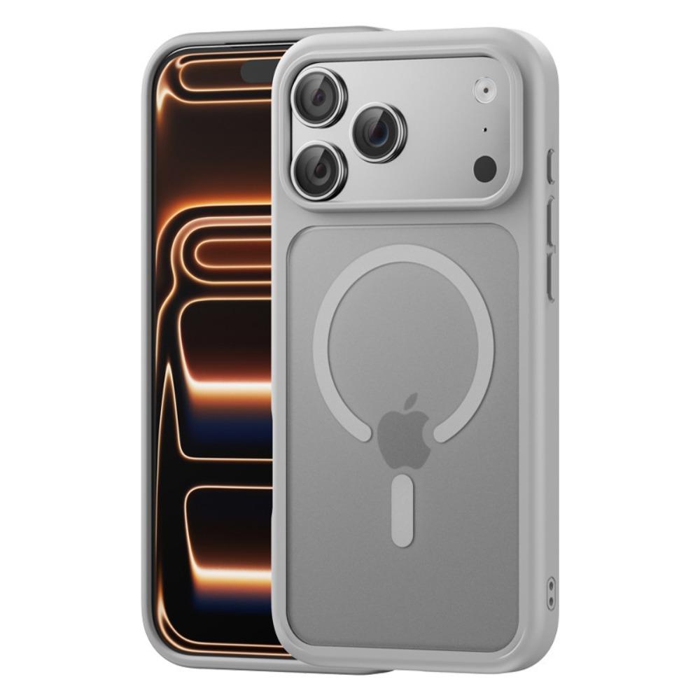 Magsafe Mat Şeffaf Telefon Kılıfı iPhone 17 Air 16 15 14 Plus 13 12 17 Pro Max için Manyetik Kablosuz Şarj Darbeye Dayanıklı Kapak