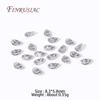 18K Gold Plated Round Curved Disks Spacer Beads Brass Metal Separator Beads For Jewelry Making Supplies DIY Accessories