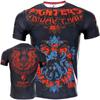 Muay Thai Sport Herren T-Shirts Lässig O-Ausschnitt Locker Kurzarm Oberteile Outdoor Laufen Fitness Sportbekleidung Mode Fitnessstudio T-Shirt Mann