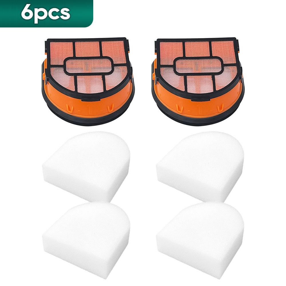 Compatible for Shark WD201/ WD201C / WD100 / WD101 / WD200 / AW201 / AW302 HydroVac Vacuum Accessories Roller Brush Filter