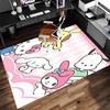 1pc Sanrio1 Print Area Rug - Soft, Washable Non-Slip Indoor Mat for Office Chairs, Living Room, Home Office Decorative Rug