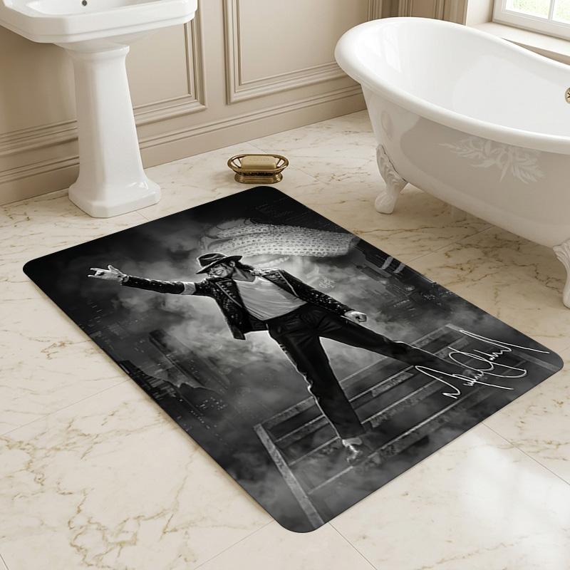 Tapis de salon antidérapant Légende Moonwalk Tapis doux pour chambre à coucher Salle de jeux Salle de jeux Canapé Bureau Décoration intérieure Paillasson