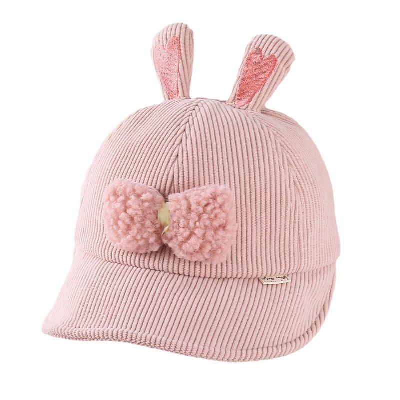 Kids Corduroy Beret Hat Autumn Winter Boys Stylish Newsboy Cap Girls Unique Duckbill Hat Warm Fashionable Headwear