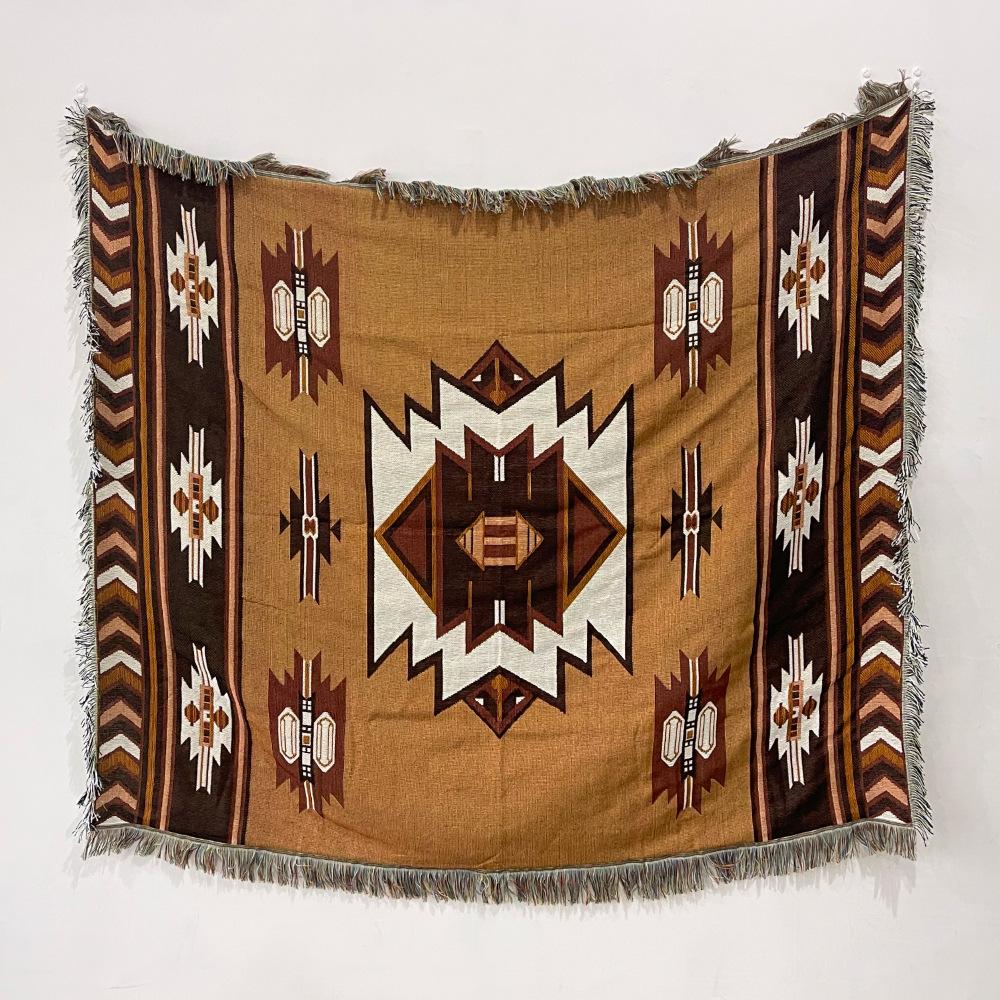 Custom Design Jacquard Woven Tapestry Blanket Throw New Design Printed Pattern Available