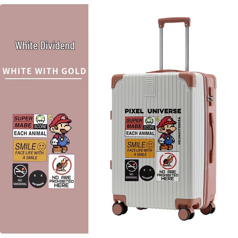 JOURHEY SHI Mario Stylish Hardside Spinner Luggage 20 Inch