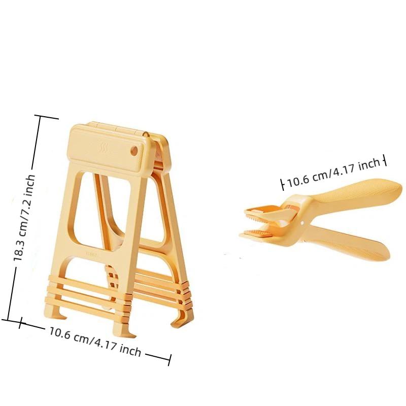 Heat-Resistant Bowl Tongs Non-Slip Silicone Pot Holders For Baking Pans Steamer Lifting Secure Grip Kitchen Claws