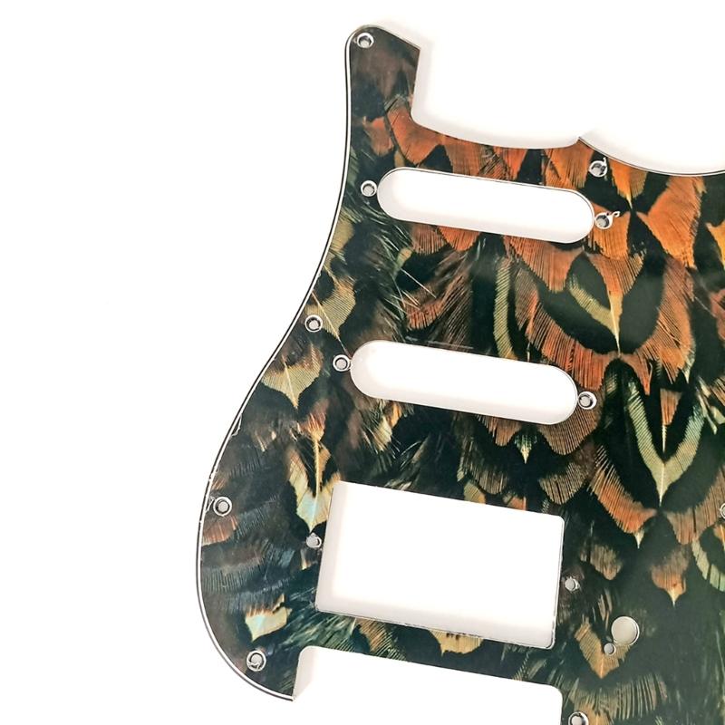 4-lagiges 11-Loch Gitarren-Bass-Schlagbrett Kratzschutz Pickguards für 6-Saiten Standard-Bassgitarre Musikinstrumententeil