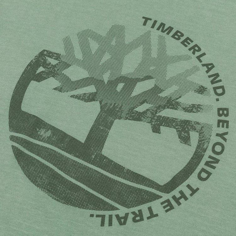 Timberland Outdoor Casual Breathable Short Sleeve T-Shirt Men Tops Olive A6BCMEC6