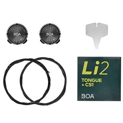 BONT BOA Zero+ Dial D Kit - Gunmetal/Black Lace, 1 Piece