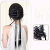 Synthetic Ponytails Chinese Style Lace Twist Braid Clip-on Wig Natural Low Ponytail Headdress