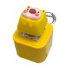 Frogs and Pig Fidgety Toy Pig Keyboard Keycap Regulator Rattle Button Sound Keychain Can Emit Light Decorative Ornament