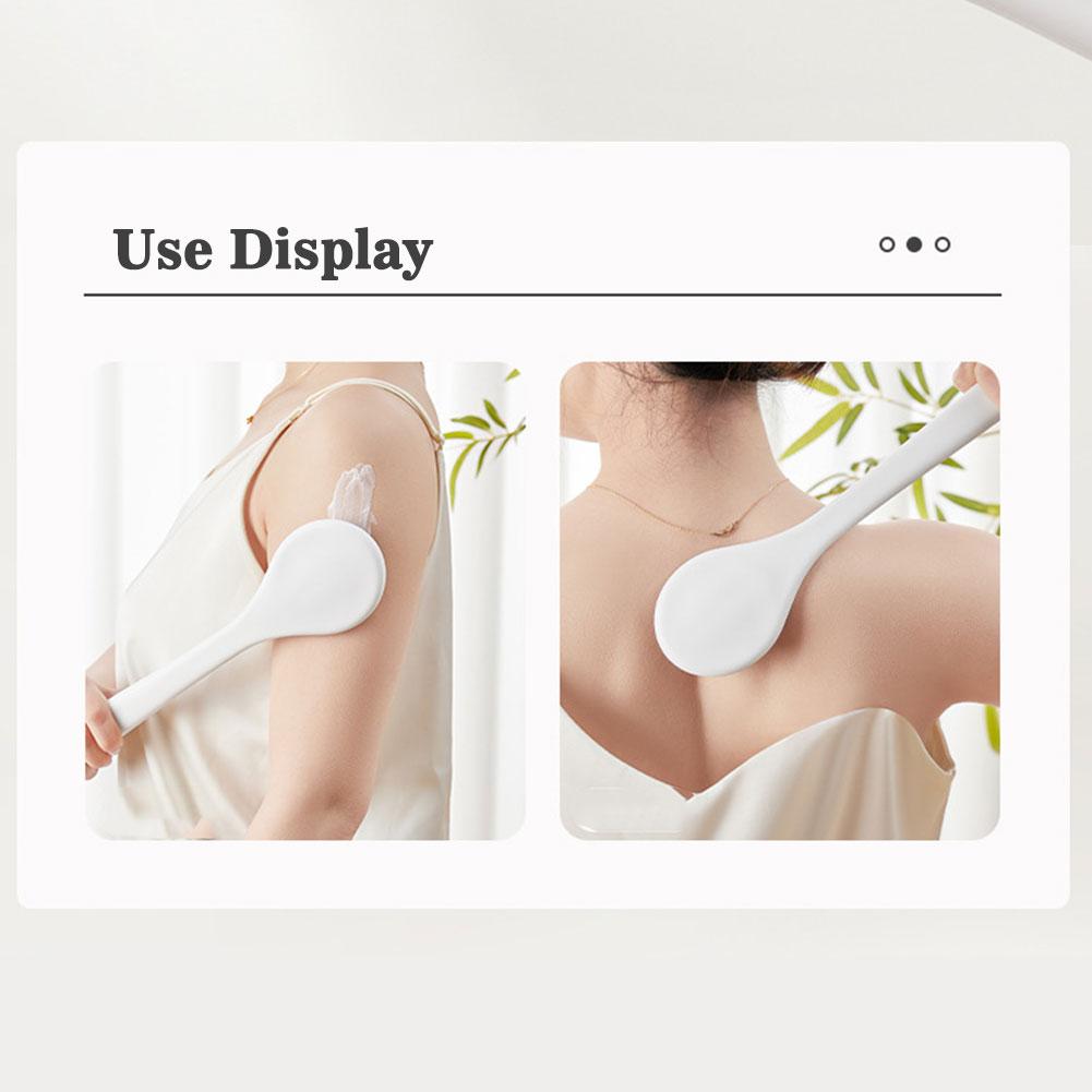 Lotion Applicator Body Wash Brush Padded Brush With Reach Handle Long For Back Application Feet P4S2