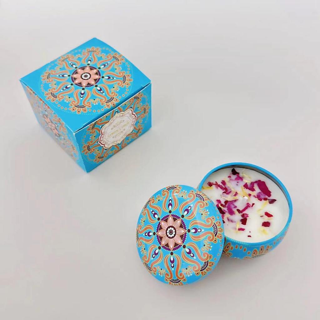 Soy Wax Dried Flower Scented Candle – Wedding & Birthday Aromatherapy Gift