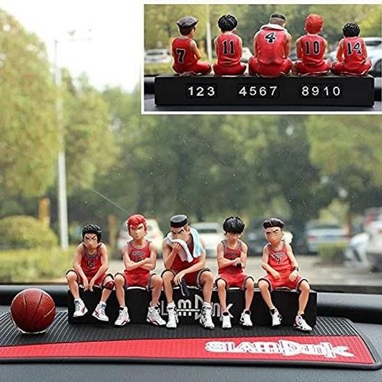 Slam Dunk Figure Sakuragi Hanamichi Miyagi Ryota Mitsui Hisashi Rukawa Kaede Model Toy Car Decoration Anime Approximately 8cm All 5 Types