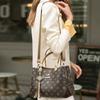 Classic Floral Print Fashion Tote Bag Spacious Capacity Elegant Single-Strap Women's Handbag