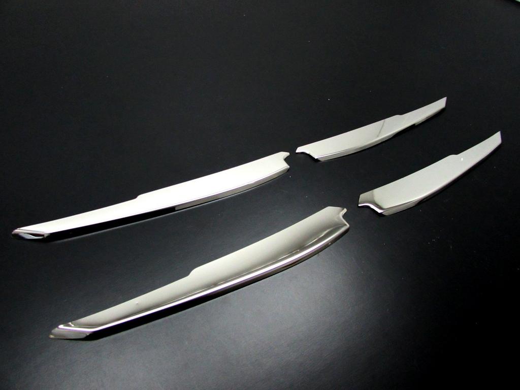 BRIGHTZ LS600hL UVF46 Late Model Super Mirror Stainless Steel Plated Fog Light Fin Cover 4PC C Type UVF F46 46 LS600 LS 600 600hL 19985 [FOG-COV-018]