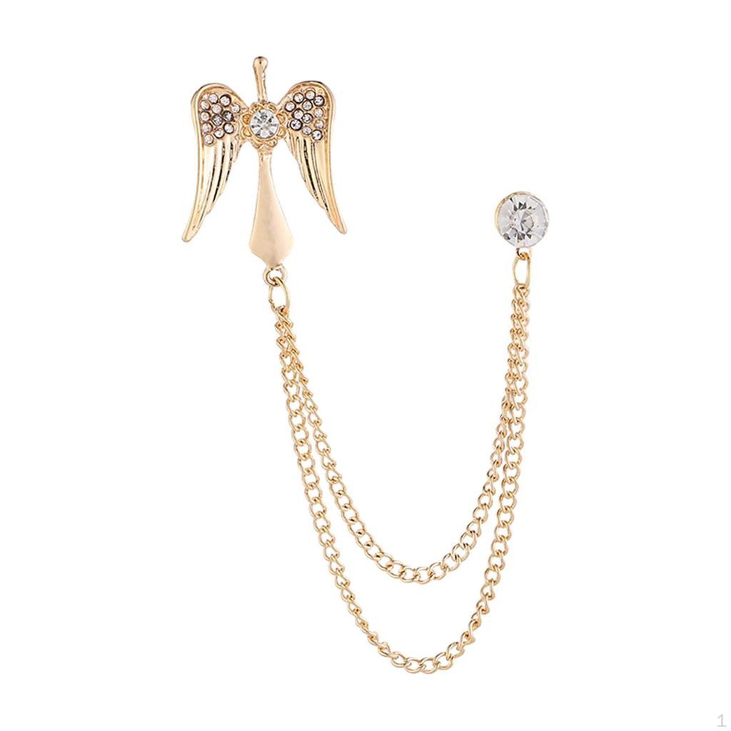 Wing Brooch for Men - Stylish Suit Accessory