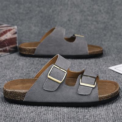 Mode CYYTL Herren Hausschuhe Lässig Outdoor Strandschuhe Sommersandalen Walking Pantoletten Komfort Leichtgewicht Designer Leder Mode Luxus