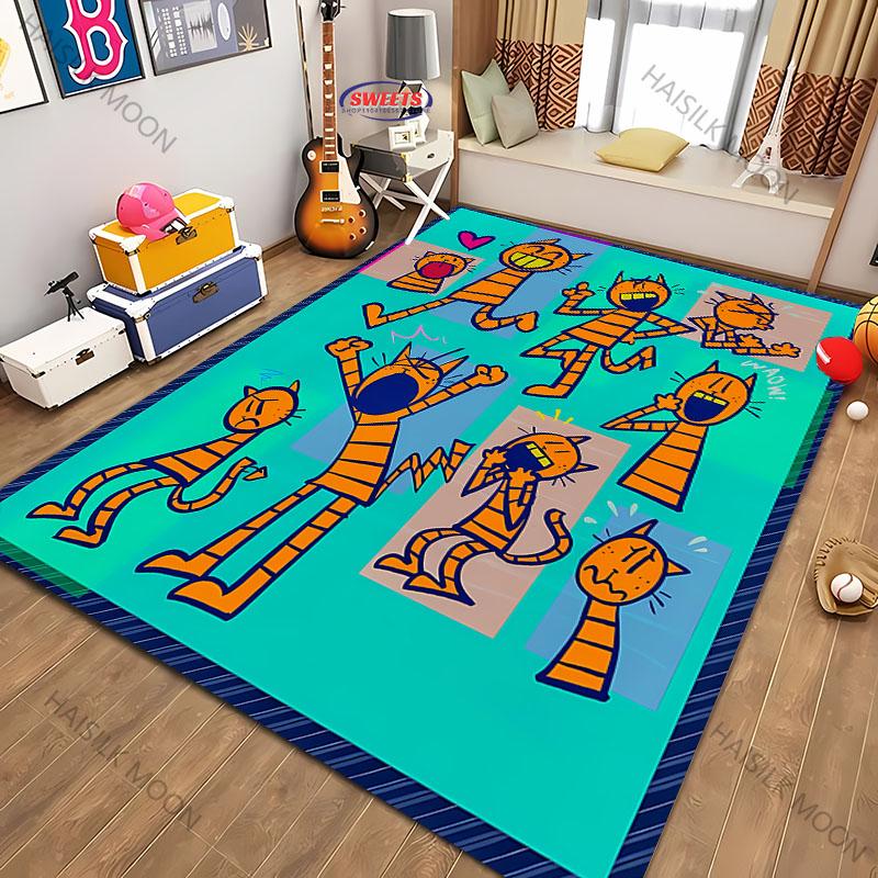 Cartoon D0g M-man Movie Theme Printed Carpet New Release! Rug for Living Room Bedroom,Office Areas,Durable Machine Washable Mat