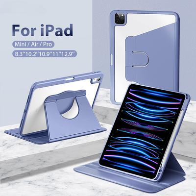 Coque rotative à 360 ° pour Ipad Pro 13, 11, 12.9, 2022, 2021, Air 5, 4, Mini 6, 10.2, 8e, 9, 9e, 10e génération, accessoires