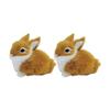 Easters Bunnies Figurines Realistic Rabbit Stuffe Farm Animal Statue for Spring Basket,Home Decorations,Photo Props